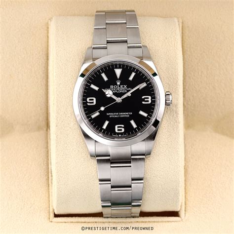 pre owned rolex explorer for sale|Rolex explorer 36mm retail price.